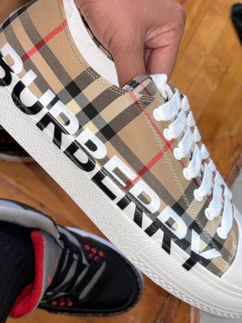 Checkered Sneakers Women's 8.5